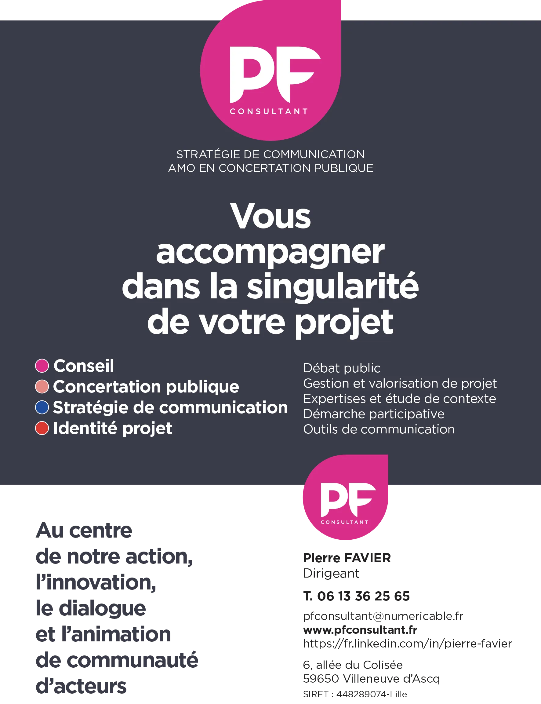 Stratégie de communication, AMO en concertation publique